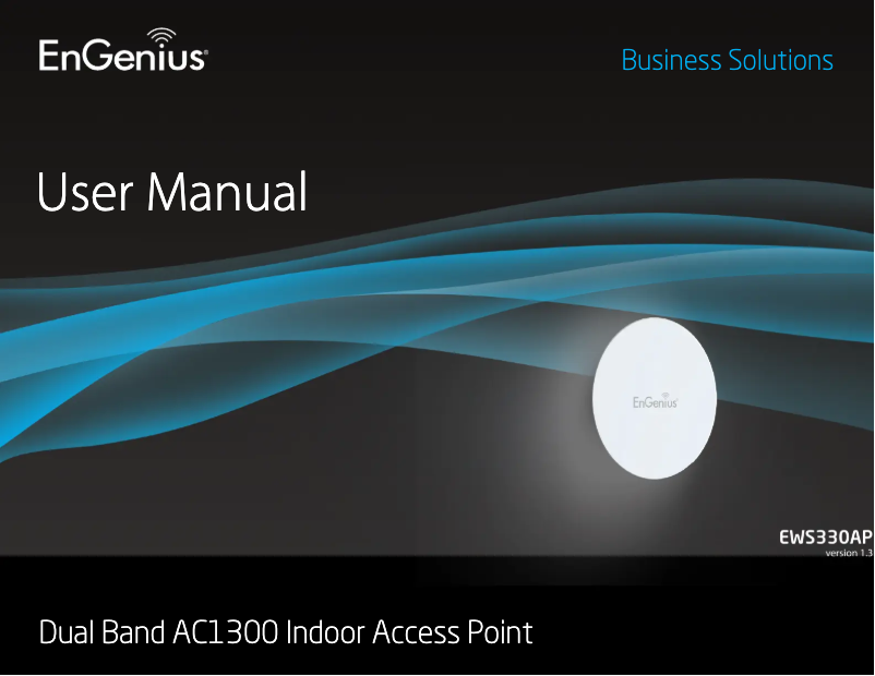 Image de la première page du manuel de l'appareil EWS330AP