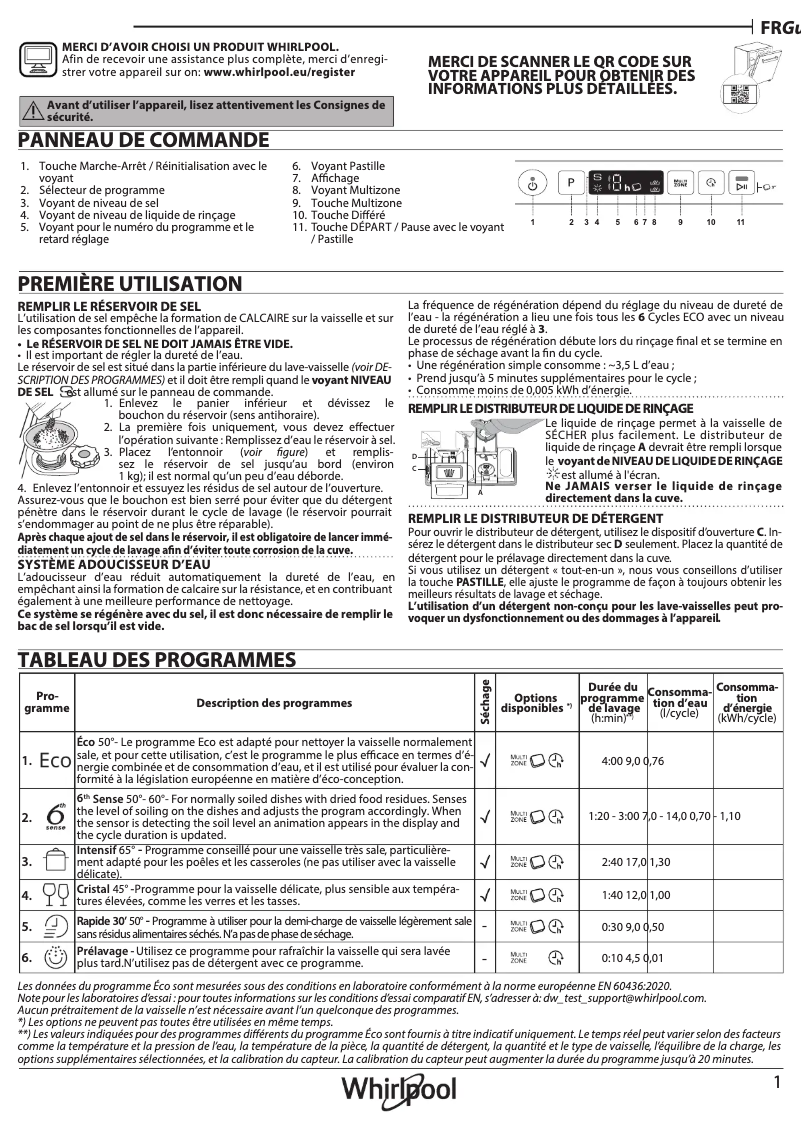 Image de la première page du manuel de l'appareil WSIC 3M27