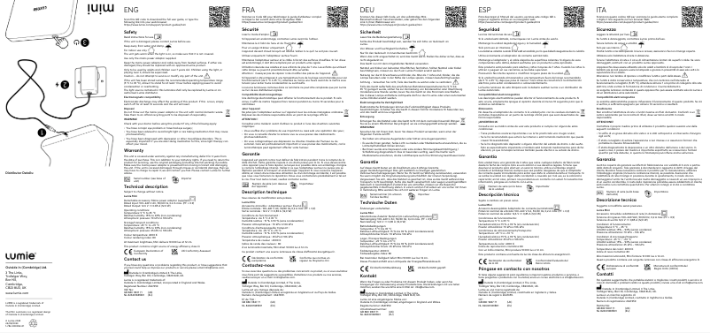 Image de la première page du manuel de l'appareil Mini