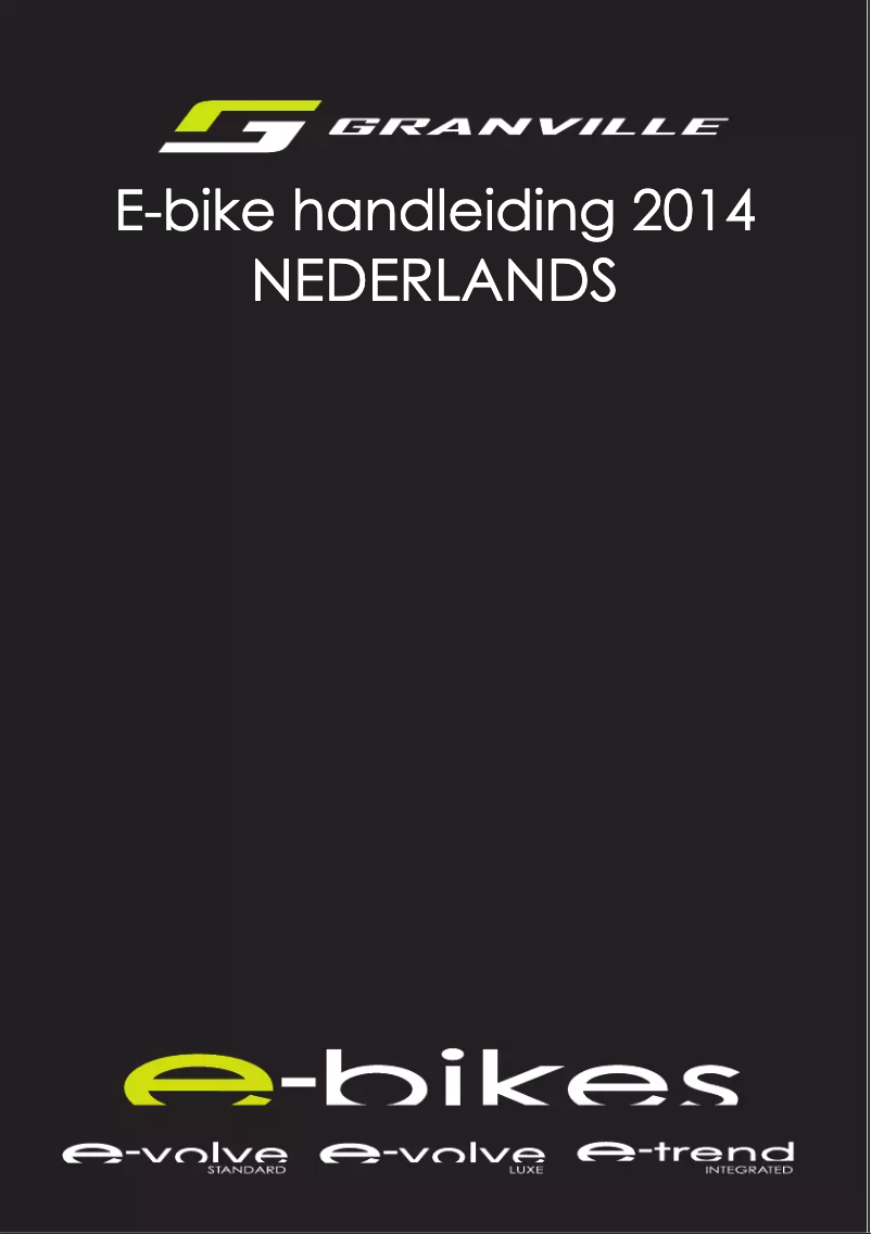 Página 1 del manual Manual de usuario Granville E-volve Nexus-7 Luxe