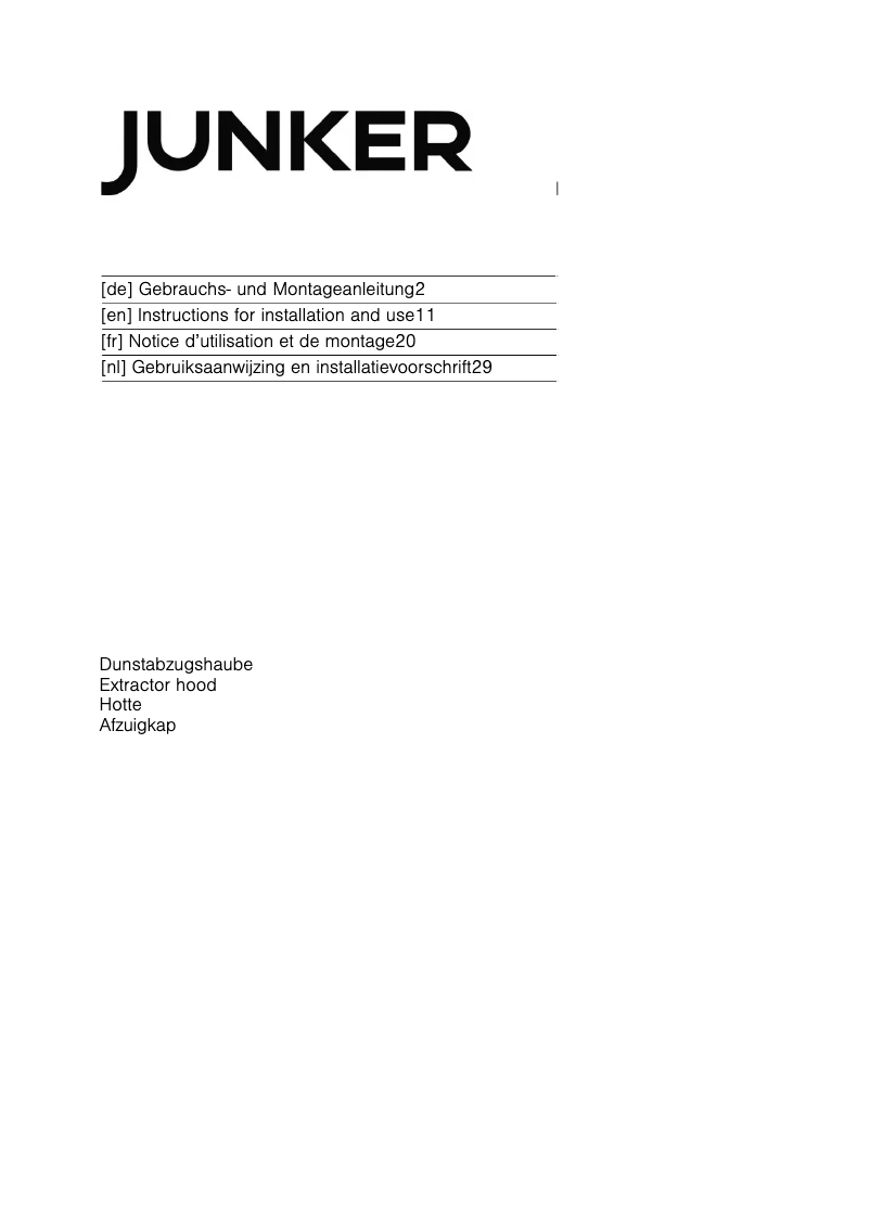 Image de la première page du manuel de l'appareil JD66GW50