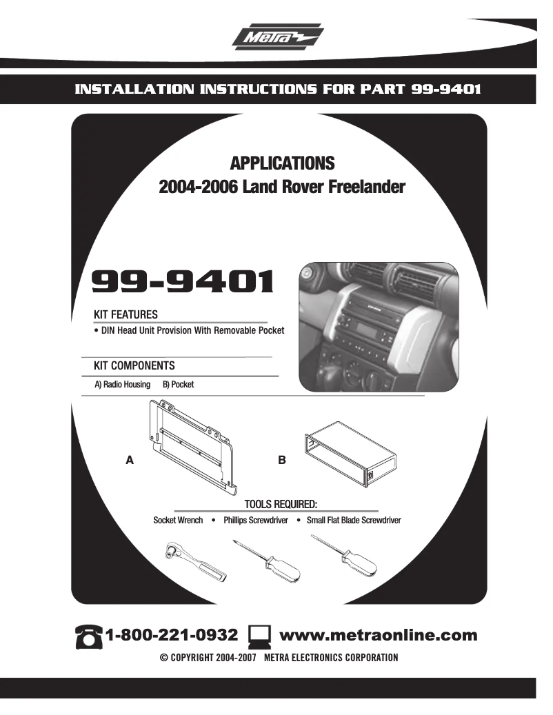 Image de la première page du manuel de l'appareil 99-9401