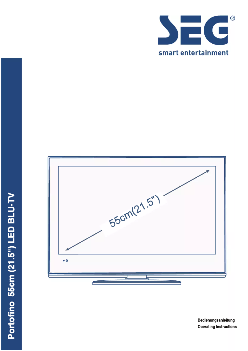 Image de la première page du manuel de l'appareil Portofino