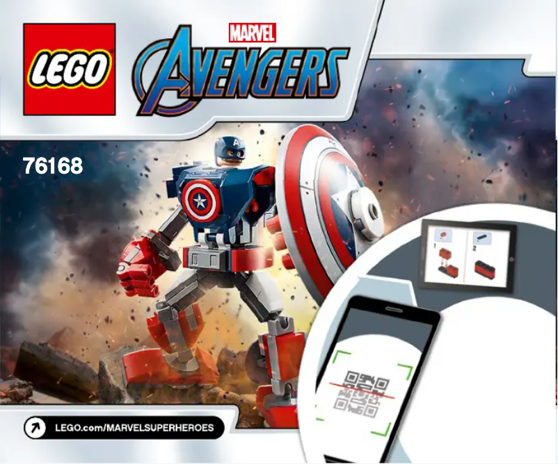 Image de la première page du manuel de l'appareil Marvel Super Heroes 76168