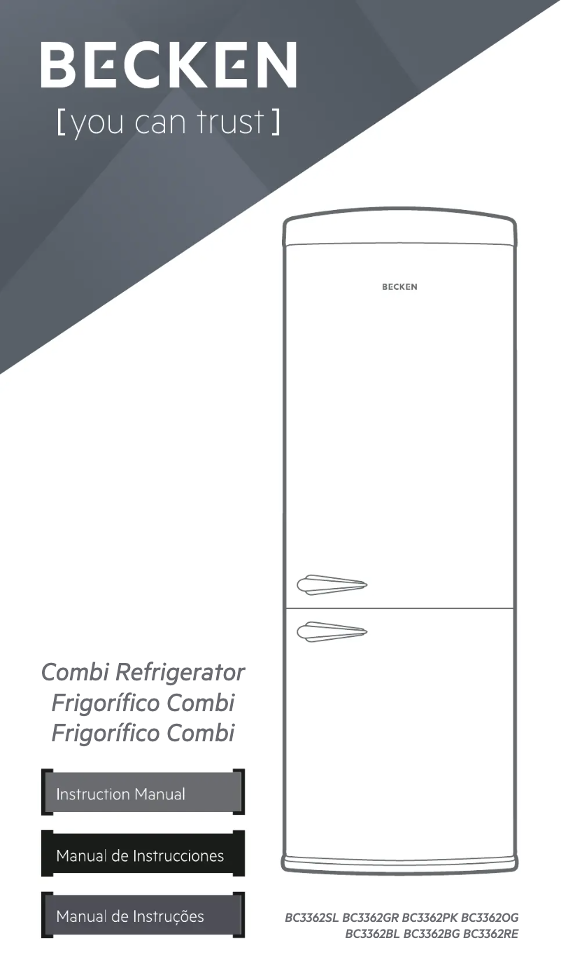 Page 1 de la notice Manuel utilisateur Becken BC3362