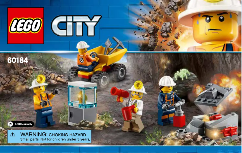 Page 1 de la notice Manuel utilisateur Lego City 60184