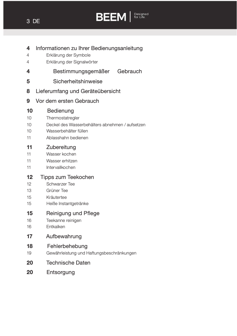 Image de la première page du manuel de l'appareil Romanov