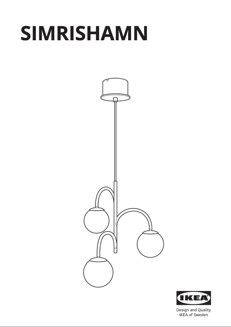 Image de la première page du manuel de l'appareil SIMRISHAMN 604.078.36