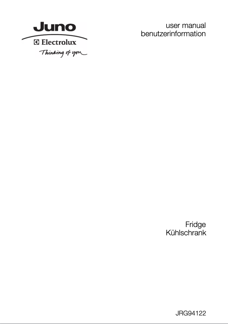 Imagen de la primera página del manual del dispositivo JRG94122