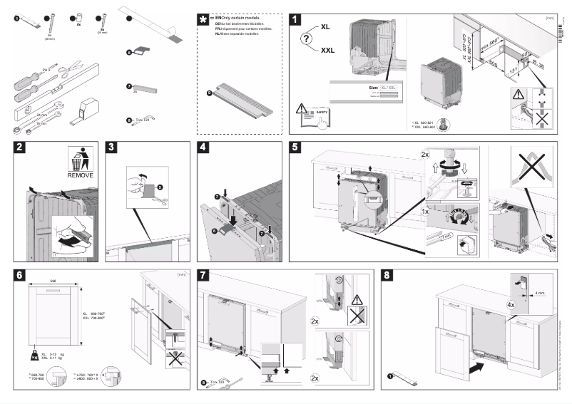 Página 1 del manual Guía de instalación Pelgrim GVW910XL