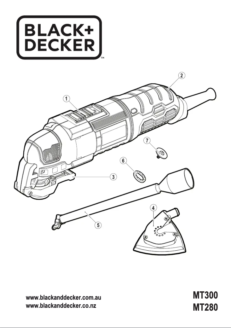 Page n°1 - Manuel utilisateur Black & Decker MT300SA2