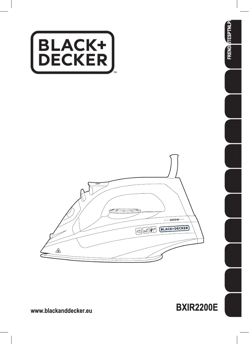 Page n°1 - Manuel utilisateur Black & Decker BXIR2200E