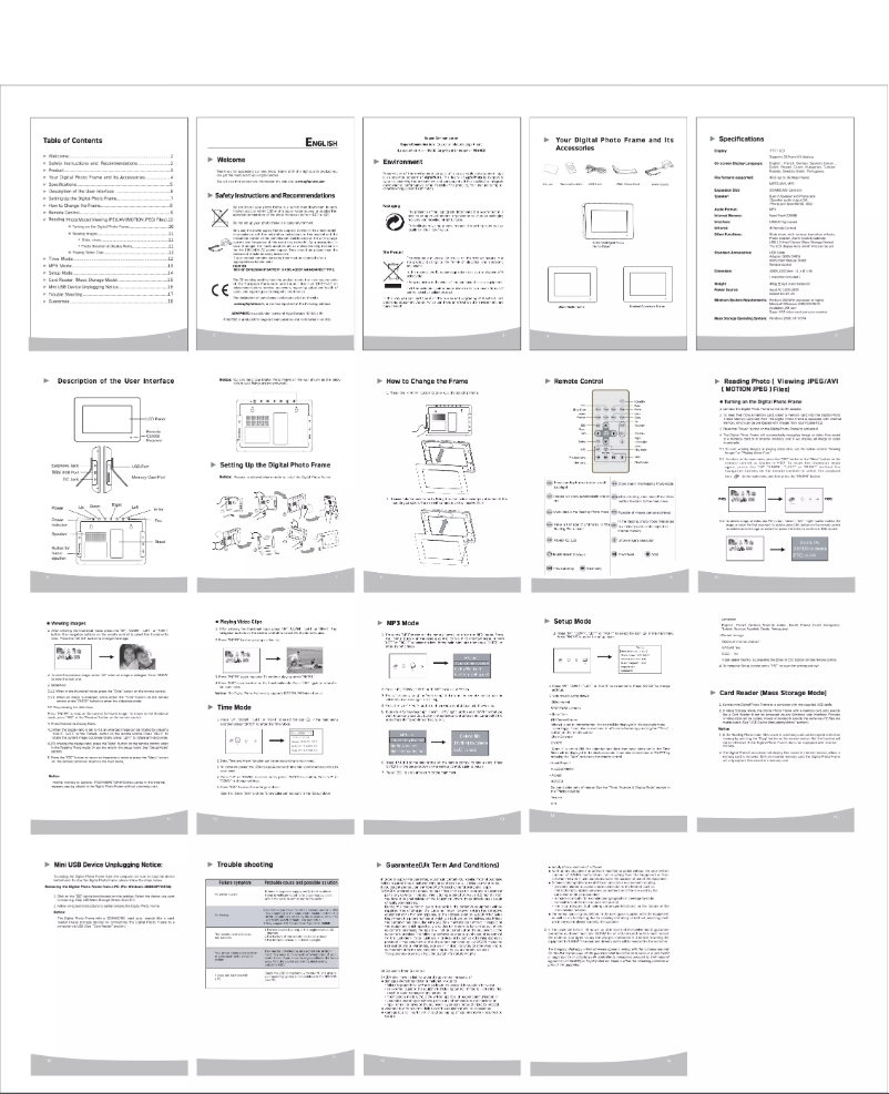 Página 1 del manual Manual de usuario AgfaPhoto AF 5070M