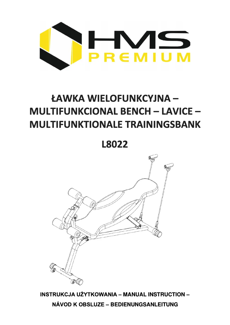 Page 1 de la notice Manuel utilisateur HMS Premium L8022