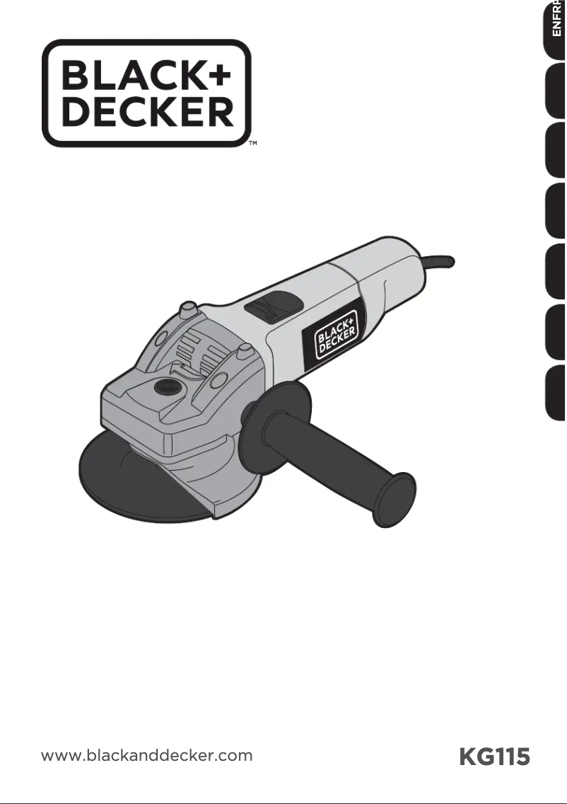 Page n°1 - Manuel utilisateur Black & Decker KG115