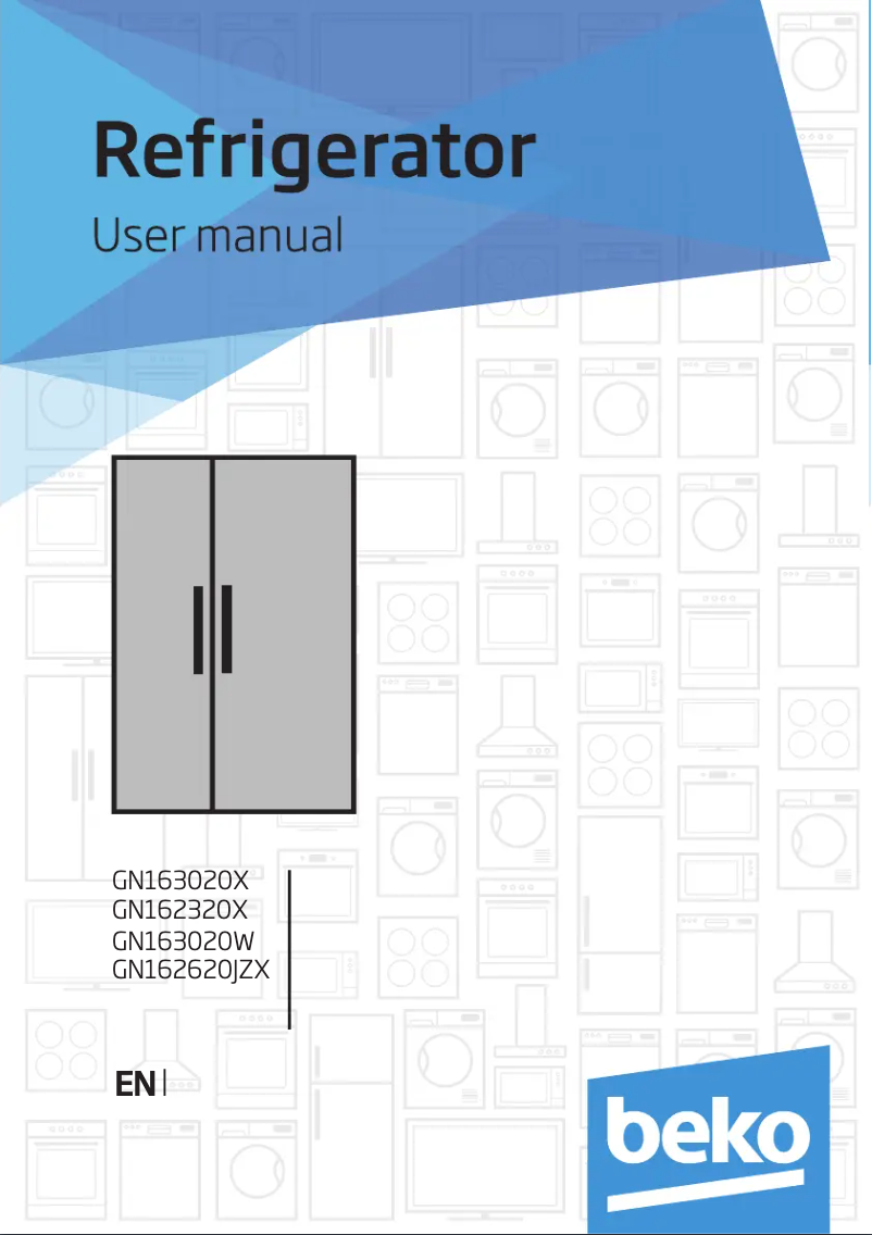 Image de la première page du manuel de l'appareil GN163020W