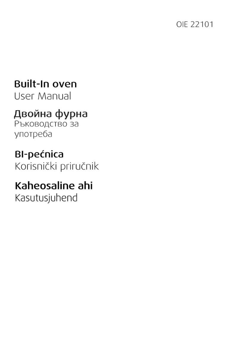 Image de la première page du manuel de l'appareil OIE 22101