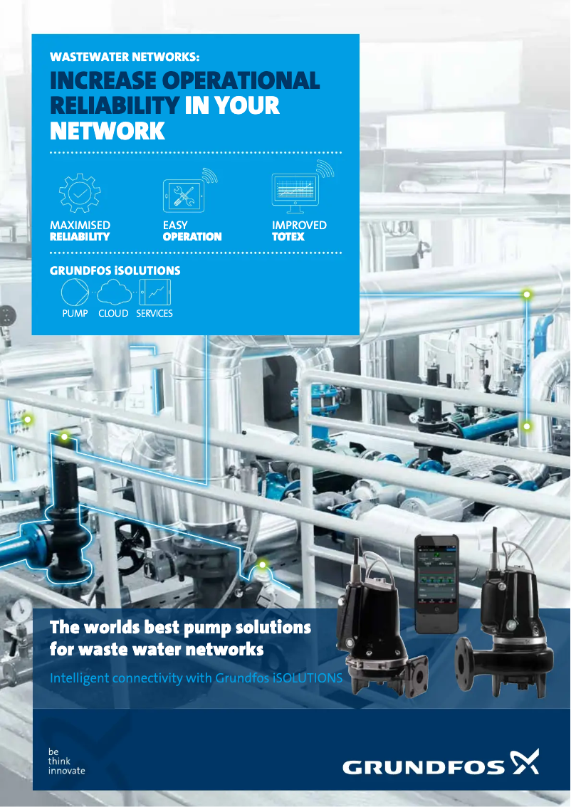 Page 1 de la notice Brochure Grundfos CU 241