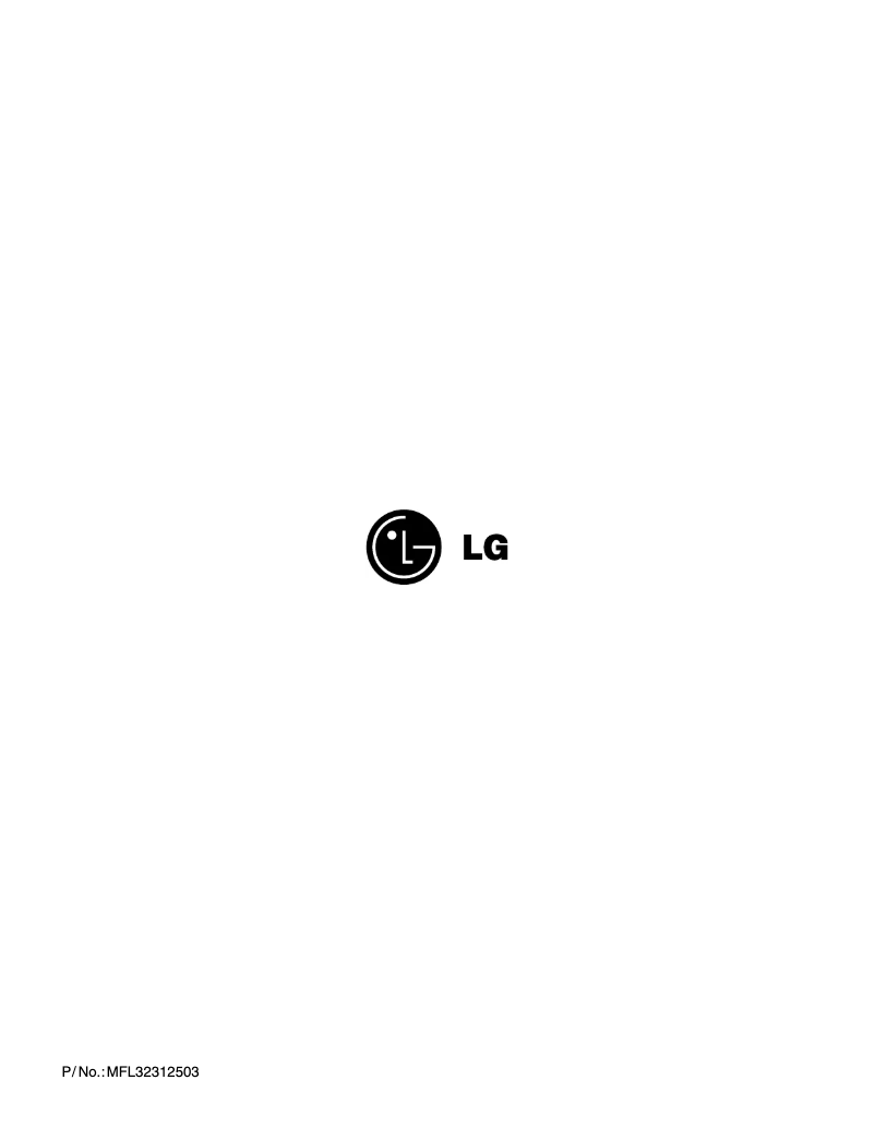 Page n°1 - Manuel utilisateur LG TD-C70216E
