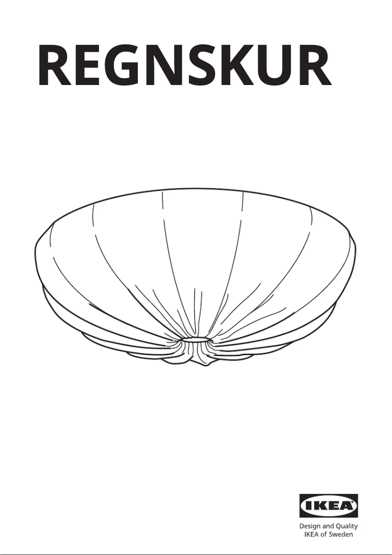 Image de la première page du manuel de l'appareil REGNSKUR 105.204.20