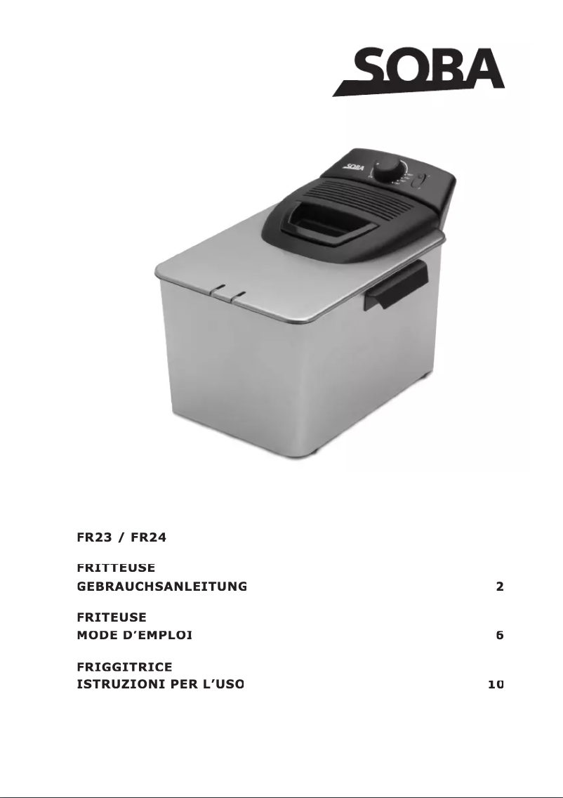 Página 1 del manual Manual de usuario Soba FR24