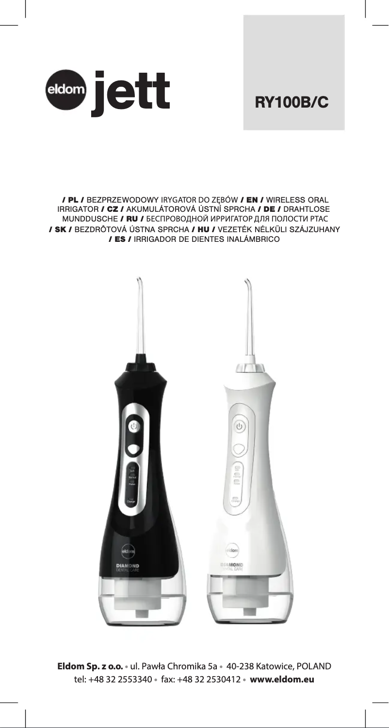 Page 1 de la notice Manuel utilisateur Eldom Jett RY100B