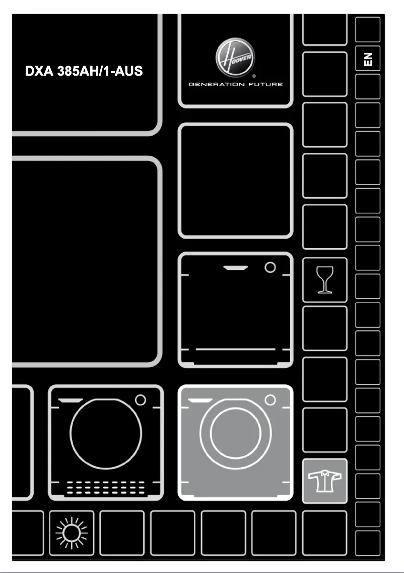 Page 1 de la notice Manuel utilisateur Hoover DXA 385AH/1-AUS