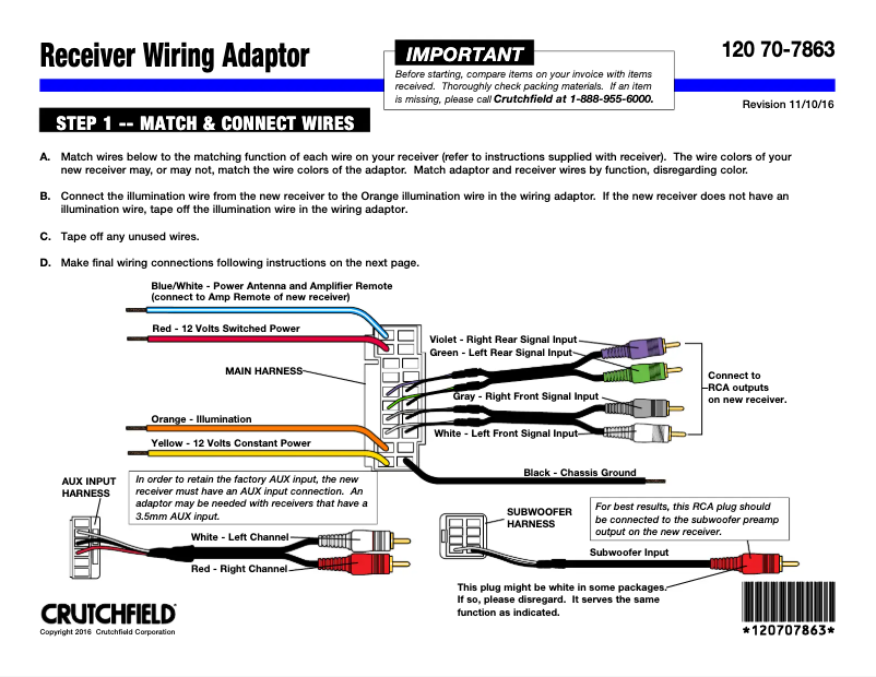 Page n°1 - Manuel utilisateur Metra 70-7863