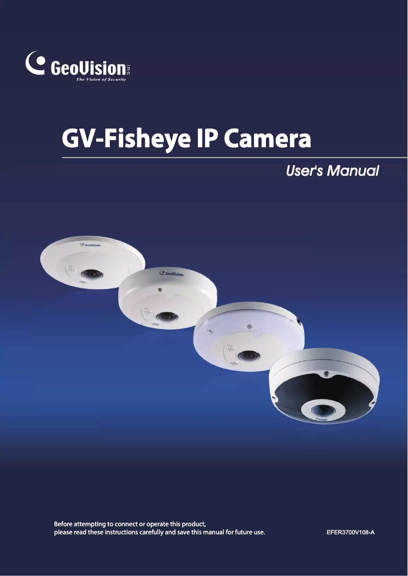 Página 1 del manual Manual de usuario Geovision GV-FE3402