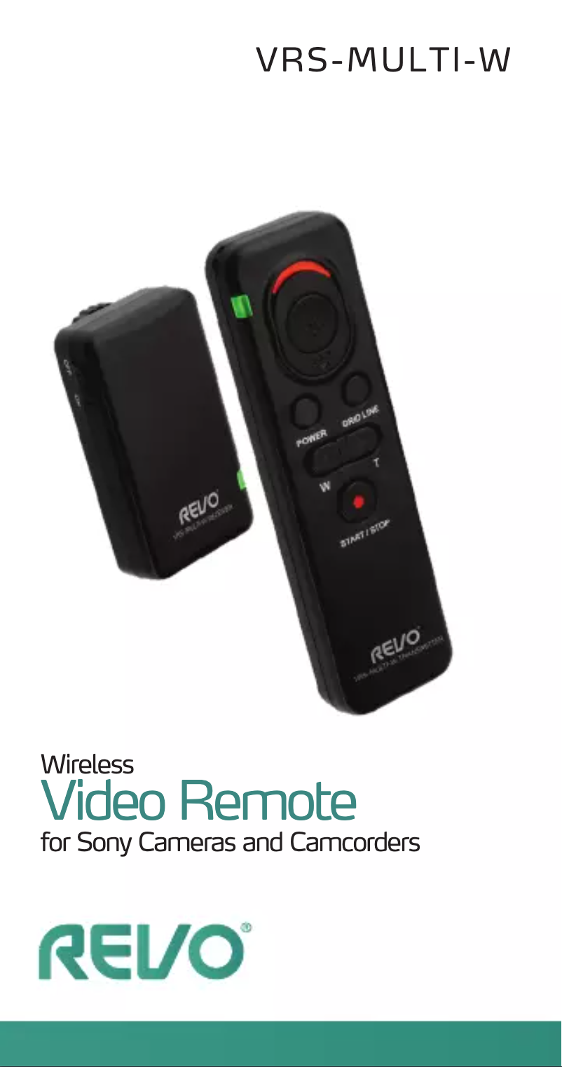Page 1 de la notice Manuel utilisateur REVO VRS-MULTI-W