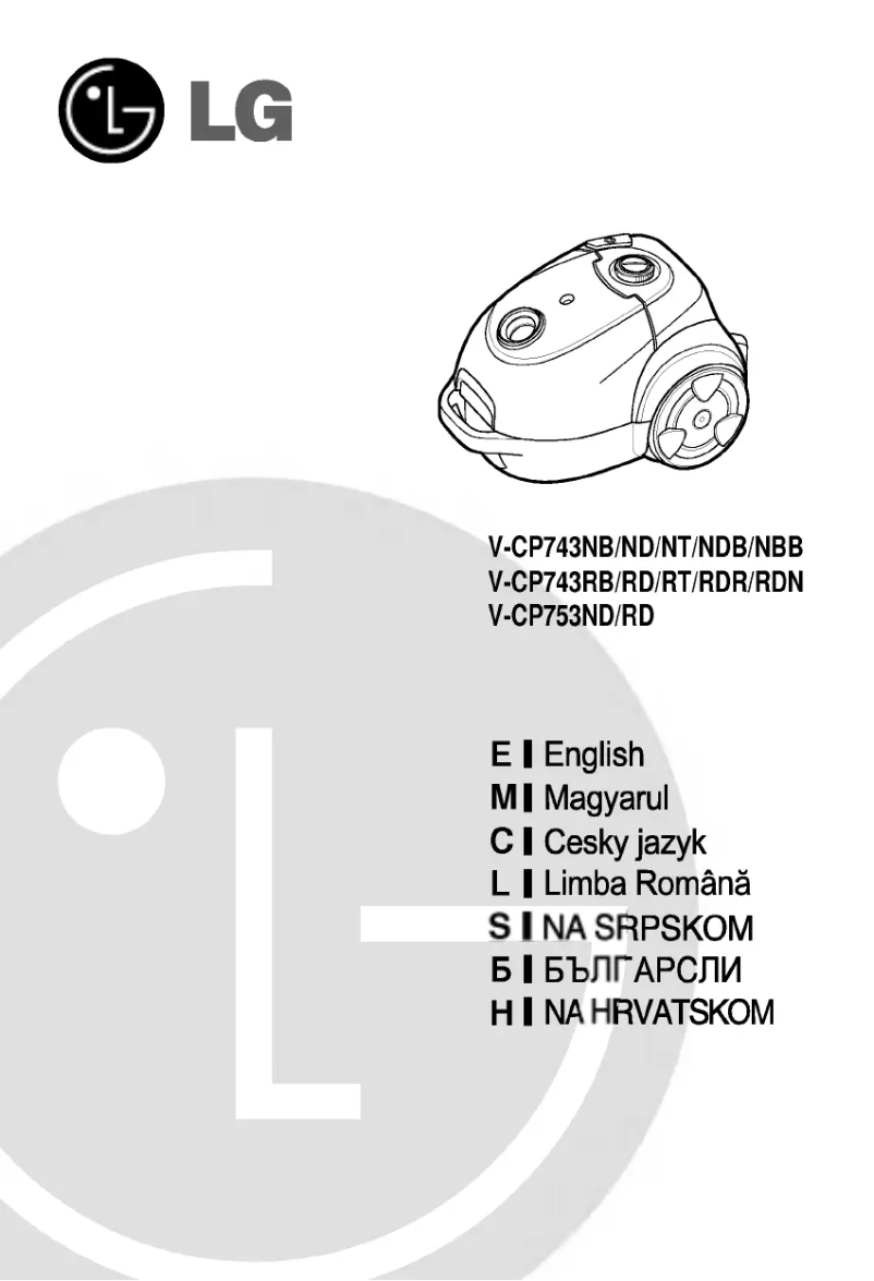 Page n°1 - Manuel utilisateur LG V-CP743ND