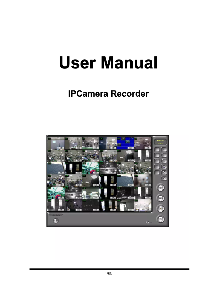 Page n°1 - Manuel utilisateur Channel Vision 6525