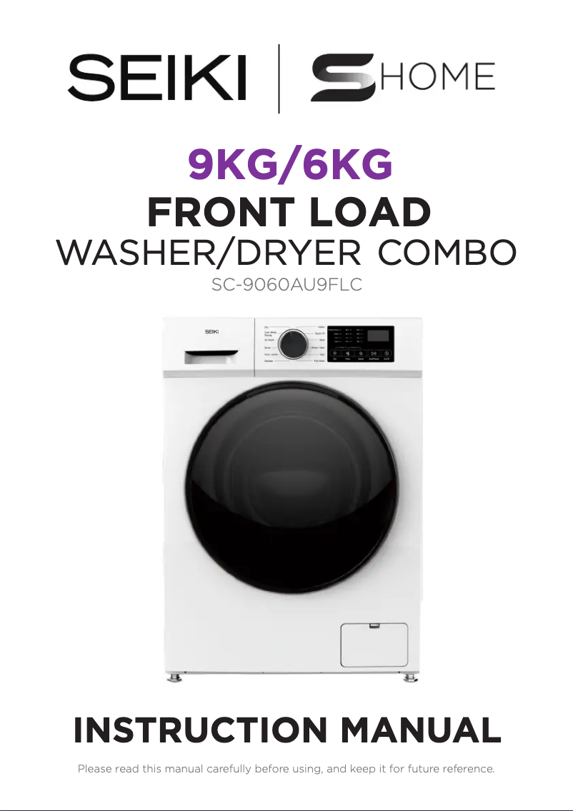 Image de la première page du manuel de l'appareil SC-9060AU9FLC