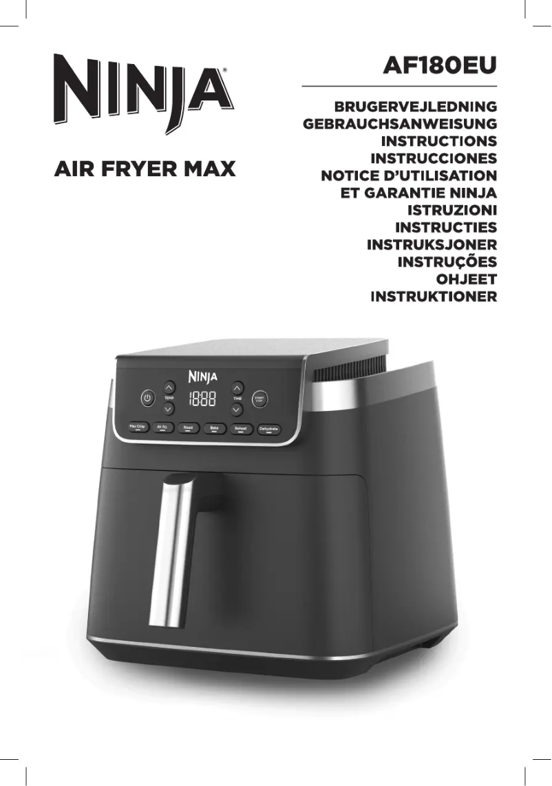 Image de la première page du manuel de l'appareil Air Fryer Max Pro AF180EU