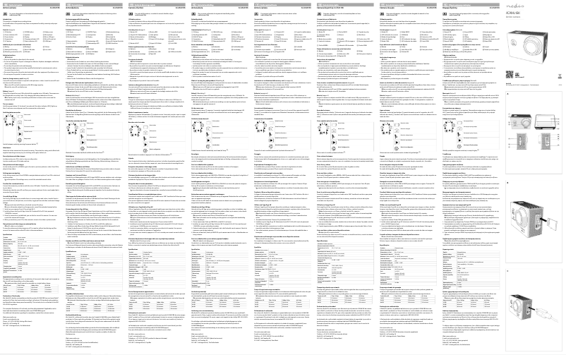 Page 1 de la notice Manuel utilisateur Nedis ACAM41BK