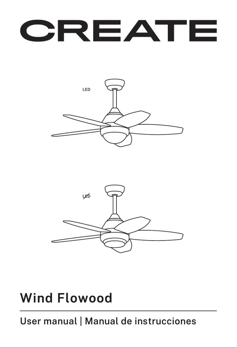 Page 1 de la notice Manuel utilisateur Create Wind Flowood