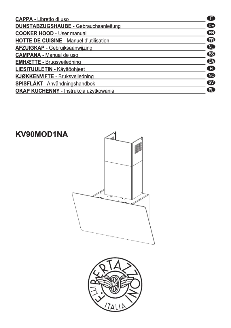 Image de la première page du manuel de l'appareil KV90MOD1NA