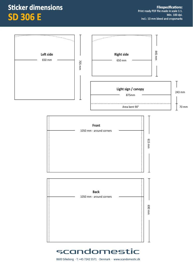 Image de la première page du manuel de l'appareil SD 306 E