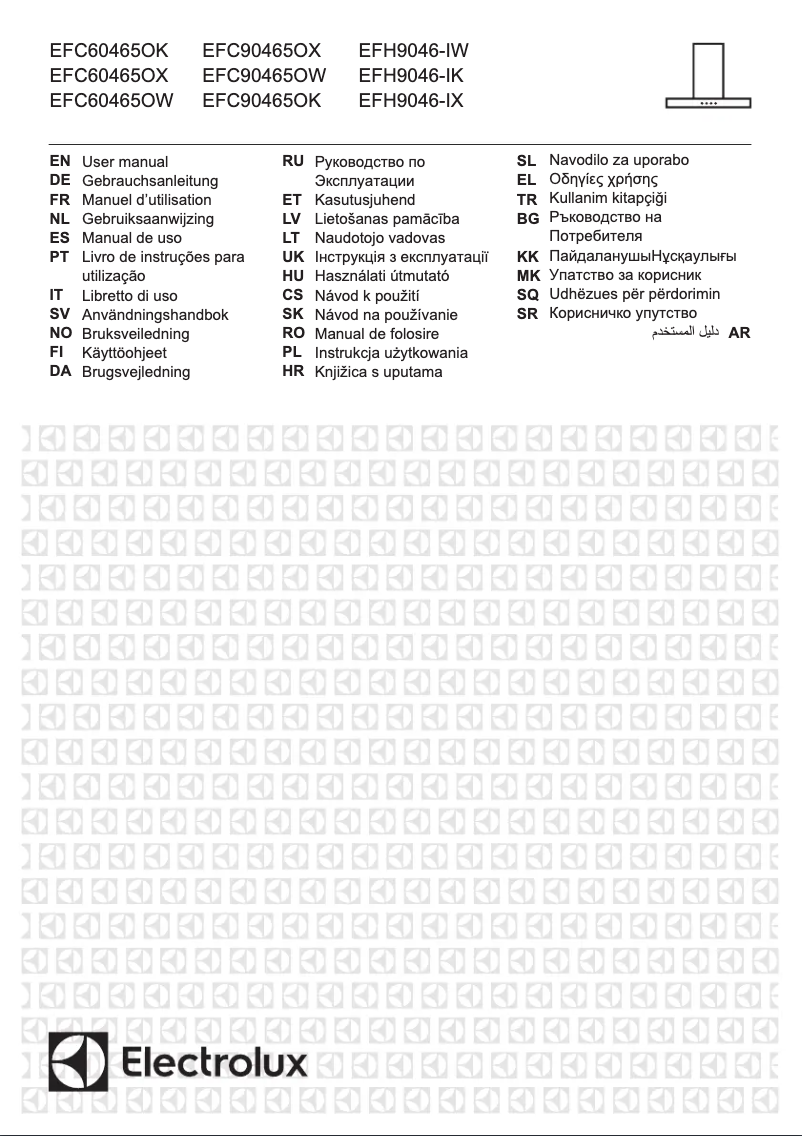 Page n°1 - Manuel utilisateur Electrolux EFH9046-IW