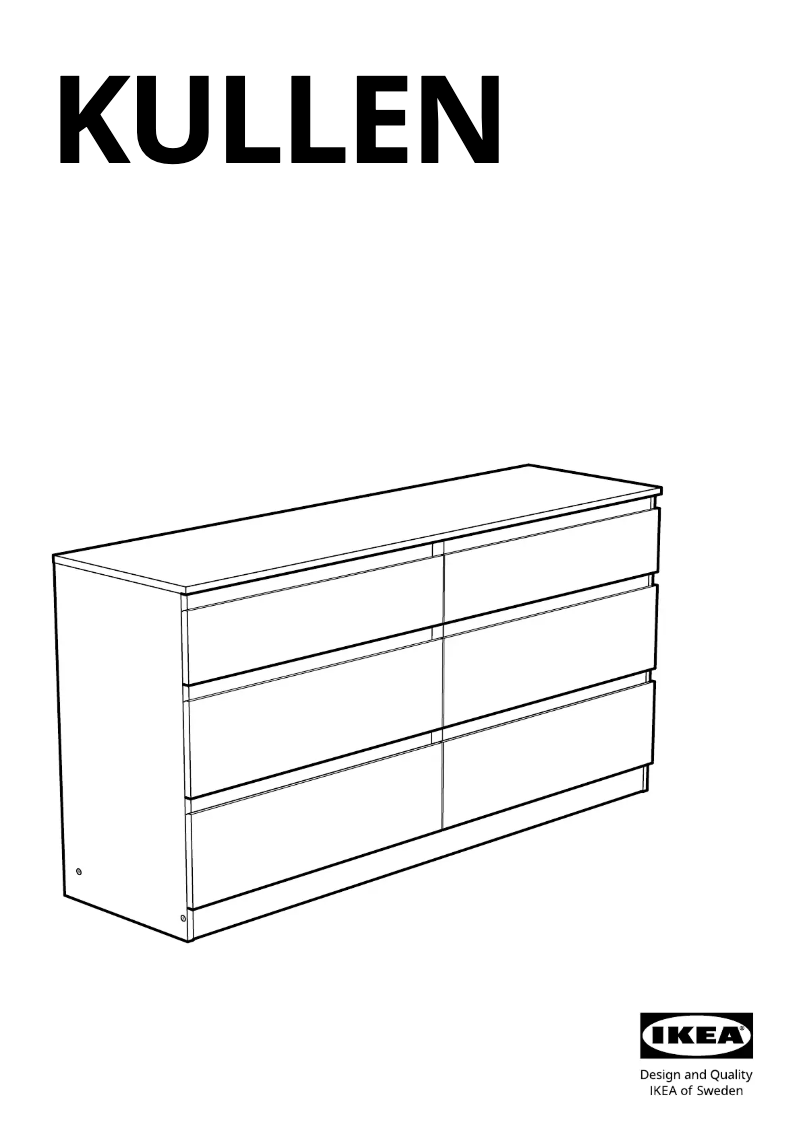 Page 1 de la notice Manuel utilisateur Ikea KULLEN 703.557.33