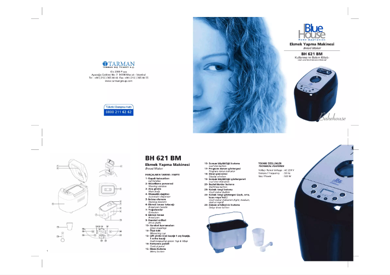 Image de la première page du manuel de l'appareil BH 621 BM