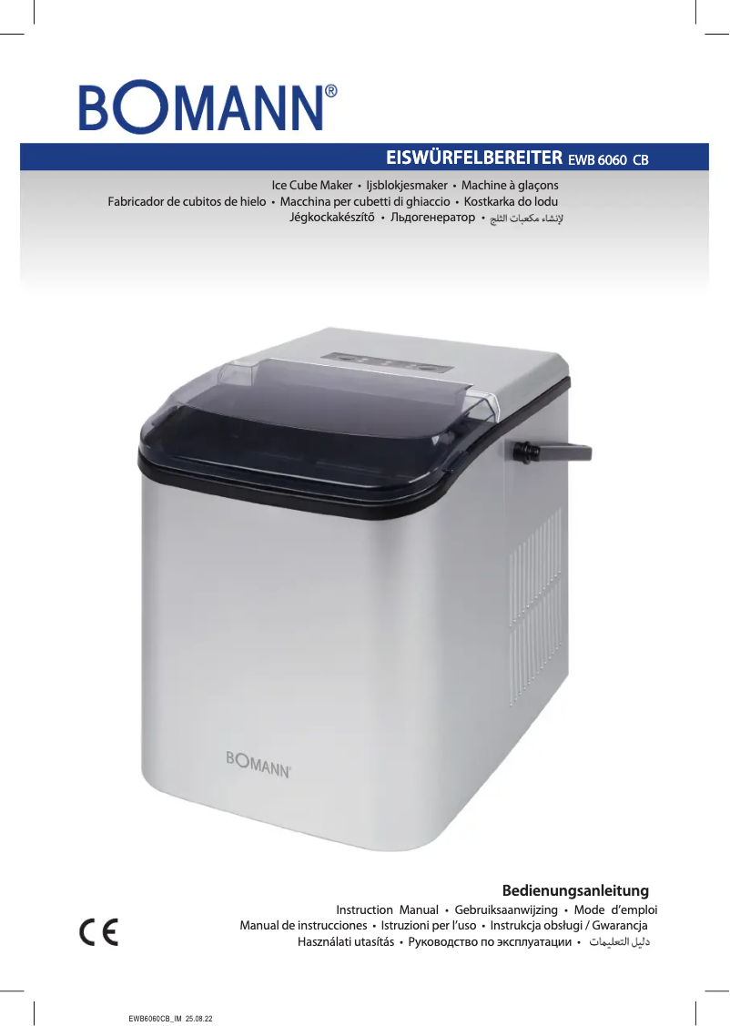 Page 1 de la notice Manuel utilisateur Bomann EWB 6060 CB