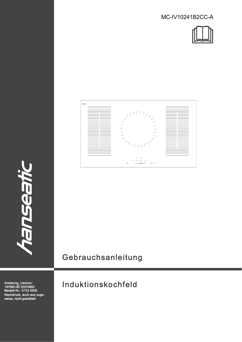 Image de la première page du manuel de l'appareil MC-IV10241B2CC-A