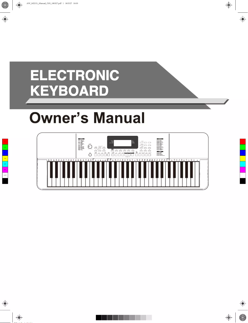 Imagen de la primera página del manual del dispositivo M221L