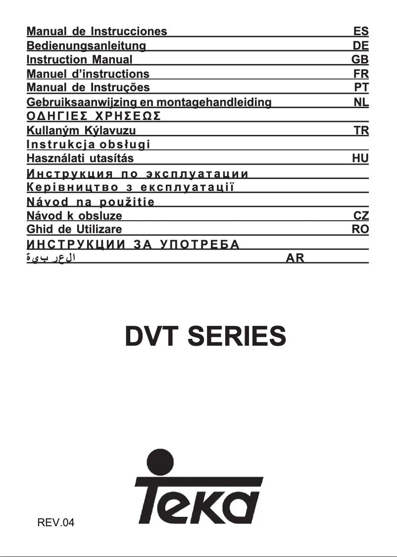Page n°1 - Manuel utilisateur Teka DVT 985