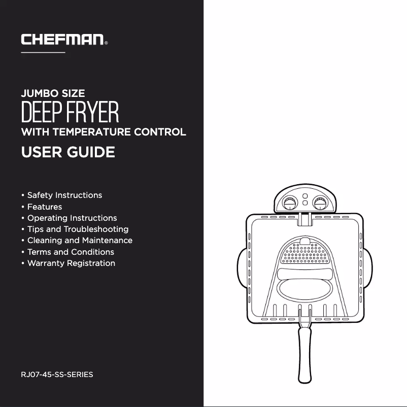 Page 1 de la notice Manuel utilisateur Chefman RJ07-45-SS