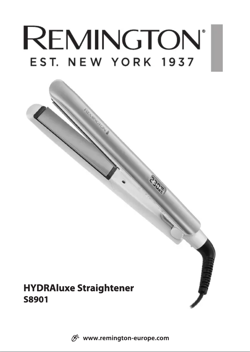 Page 1 de la notice Manuel utilisateur Remington comHYDRAluxe