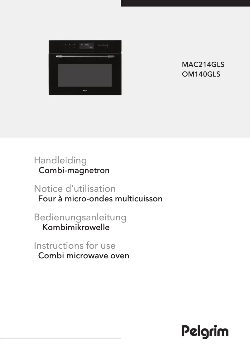 Page 1 de la notice Manuel utilisateur Pelgrim OM140GLS