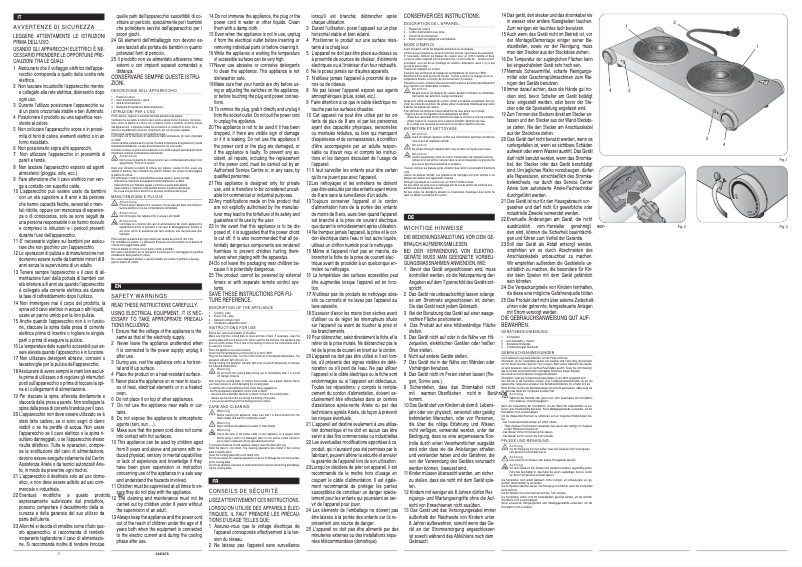 Image de la première page du manuel de l'appareil 994