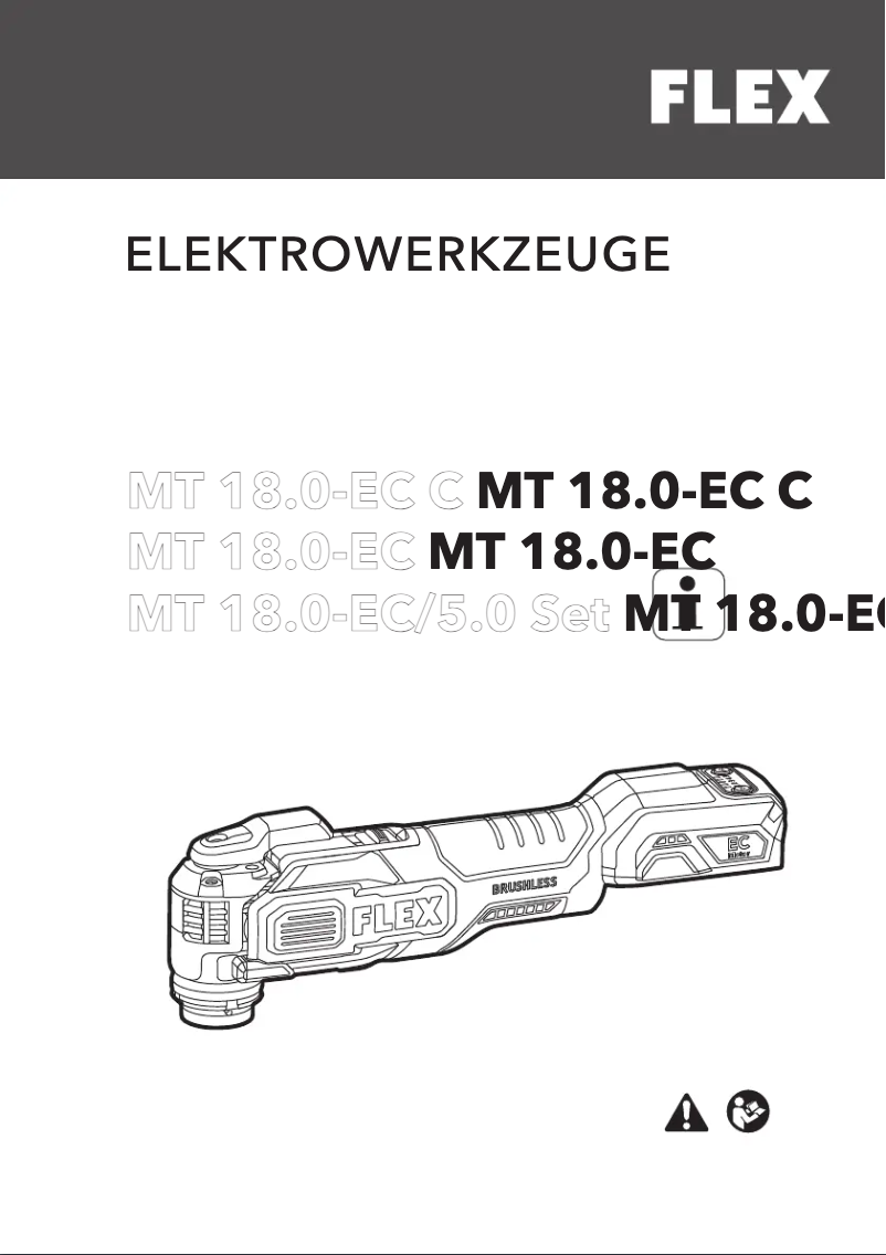 Image de la première page du manuel de l'appareil MT 18.0-EC C